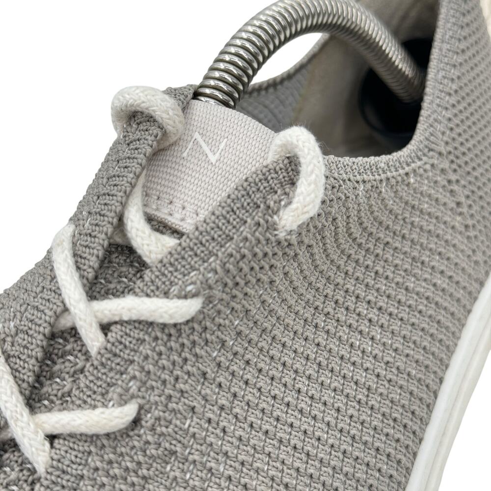 Nisolo Womens Athletic Sneakers SZ 11 Grey Athleisure Casual Capsule Comfy Knit - Picture 9 of 10